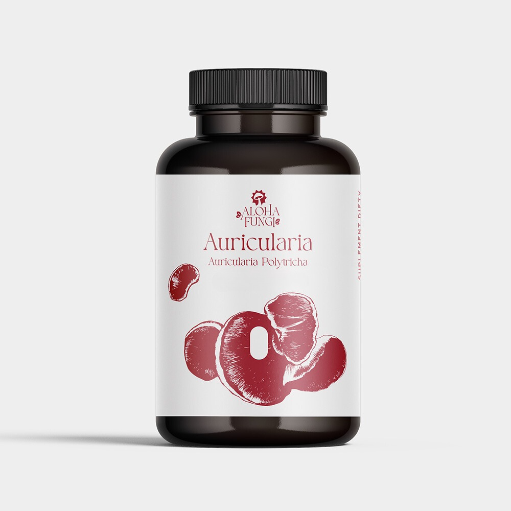 Auricularia w kapsułkach  – krążenie – ekstrakt 10:1 – 90 kapsułek