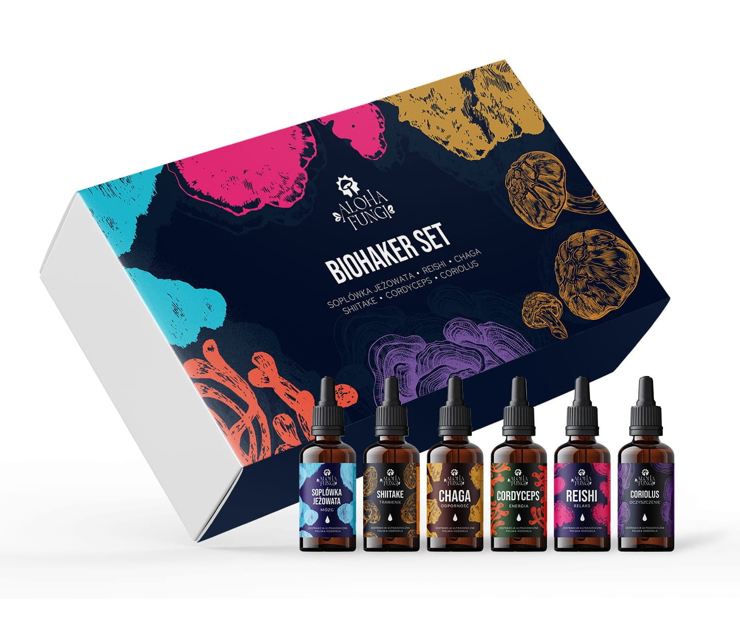 BIOHAKER FULL | 6 ekstraktów w kroplach