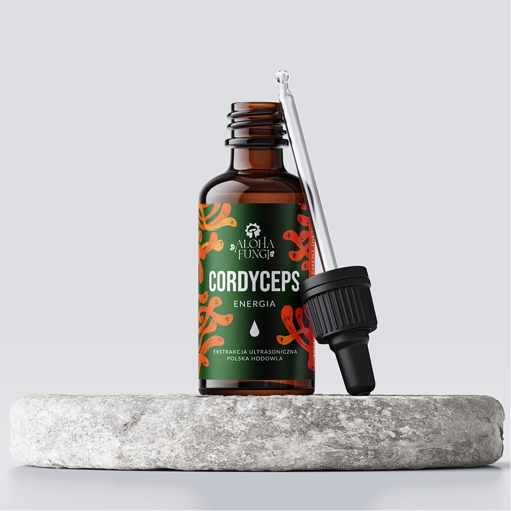 Cordyceps w kroplach – energia – ekstrakt 10:1 – 30 ml – 10000 mg